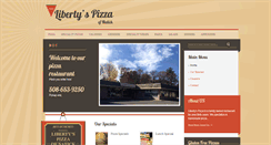 Desktop Screenshot of libertyspizzaofnatick.com